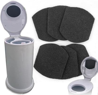 Diaper Pail Deodorizers Odor Eliminator Activated Charcoal Filter Refills Compatible with Ubbi