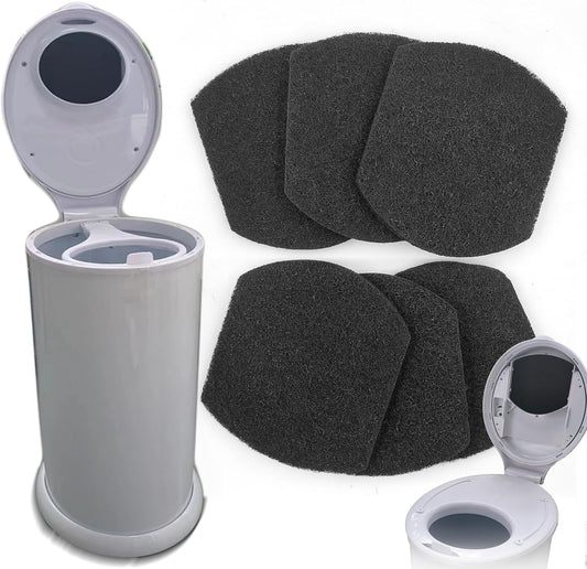 Diaper Pail Deodorizers Odor Eliminator Activated Charcoal Filter Refills Compatible with Ubbi