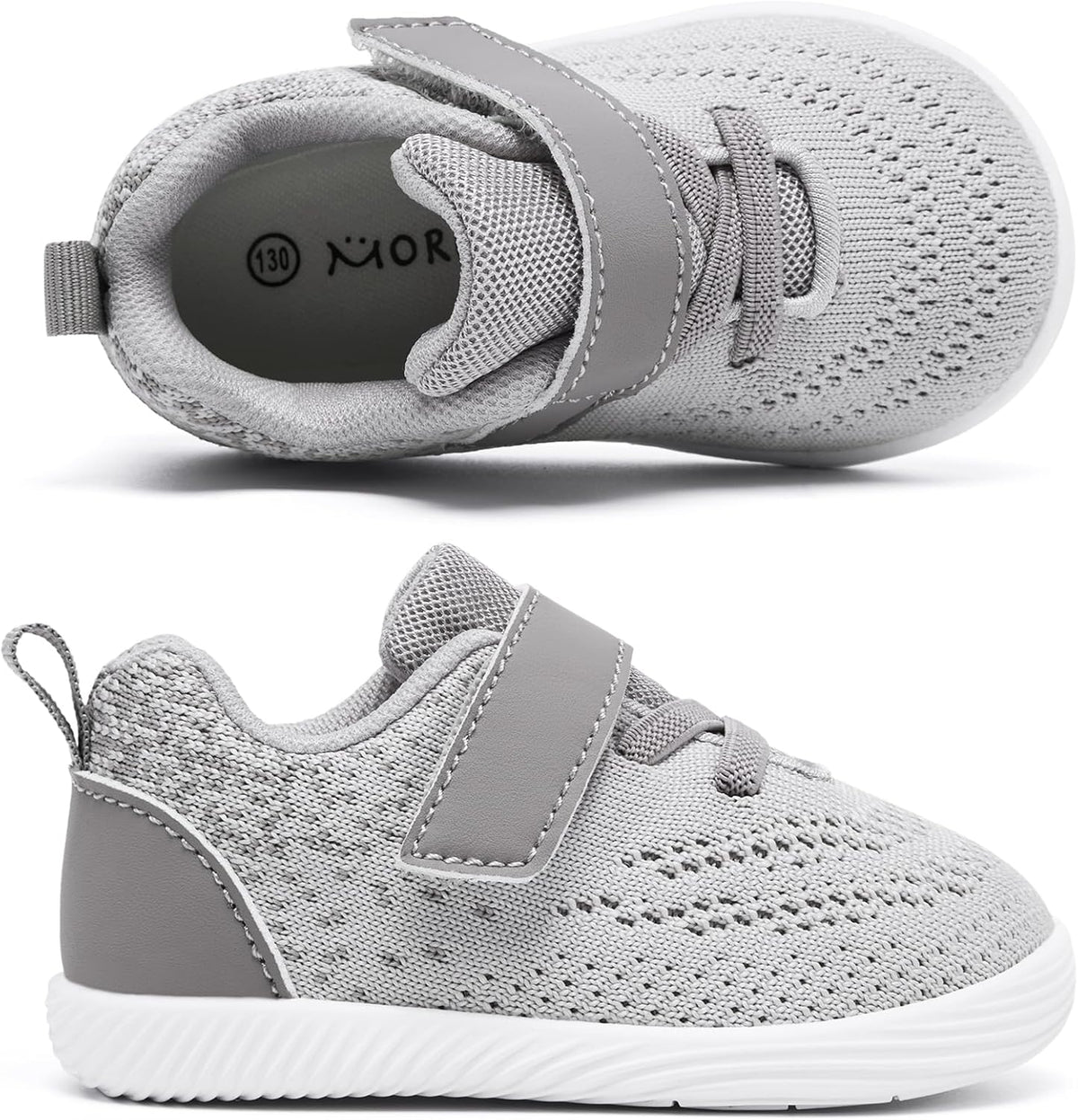 MORENDL Toddler Sneakers Baby Boys & Girls Barefoot Shoes Lightweight Breathable Walking Running