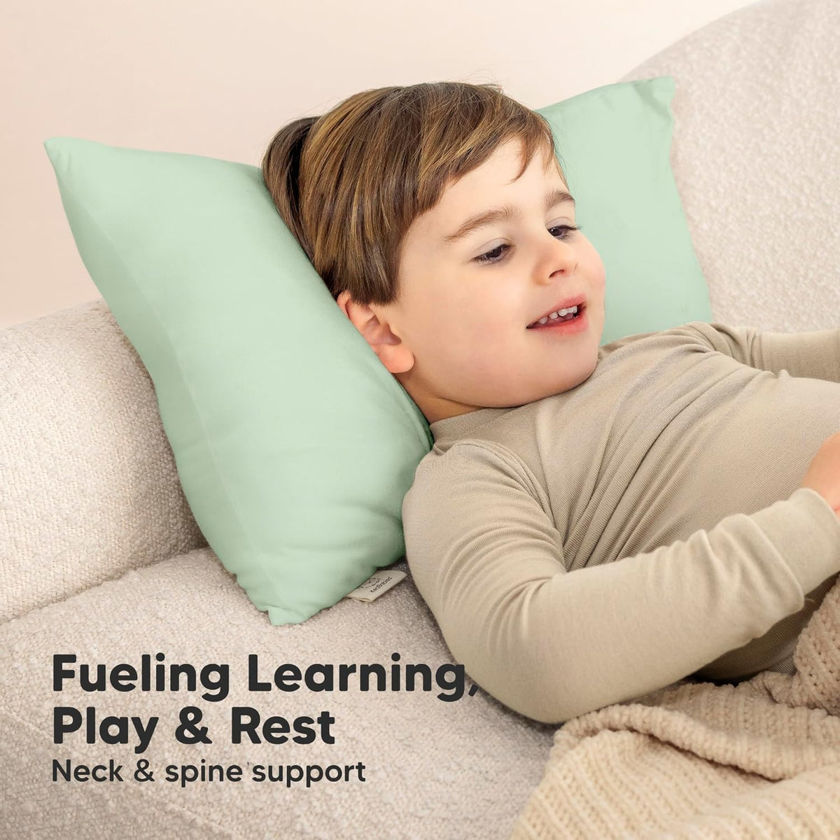 Toddler Pillow with Pillowcase - 13x18 My Little Cuddly Pillow, Viscose Derived From Bamboo Nursery