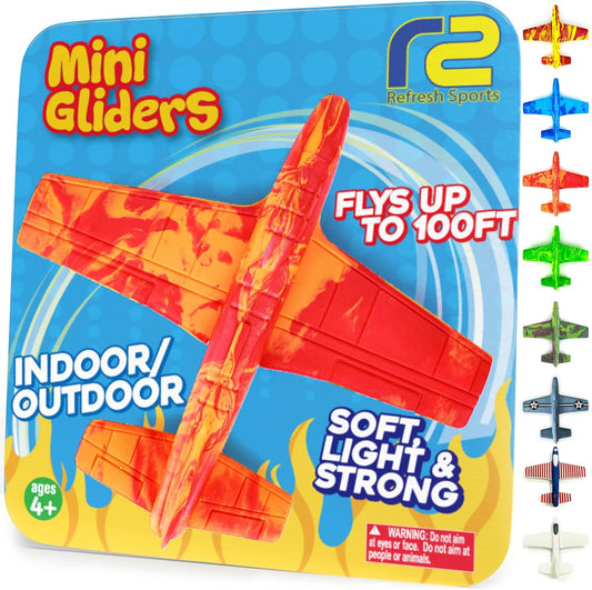 Airplane Toy Foam Glider Plane for Kids: Best Outdoor Beach Toys for Boys & Girls - Pool Toys for