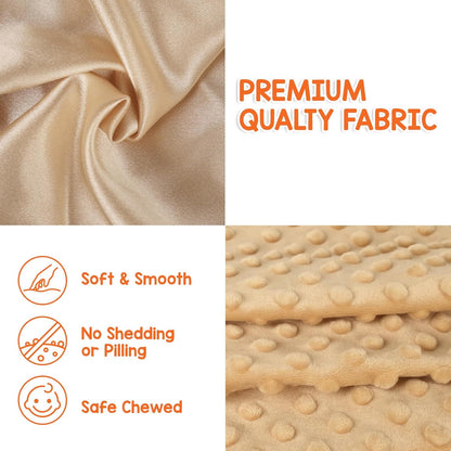 Loveys for Babies, Soft Dog Baby Security Blanket Lovies for Babies, Stuffed Animals Blankie for