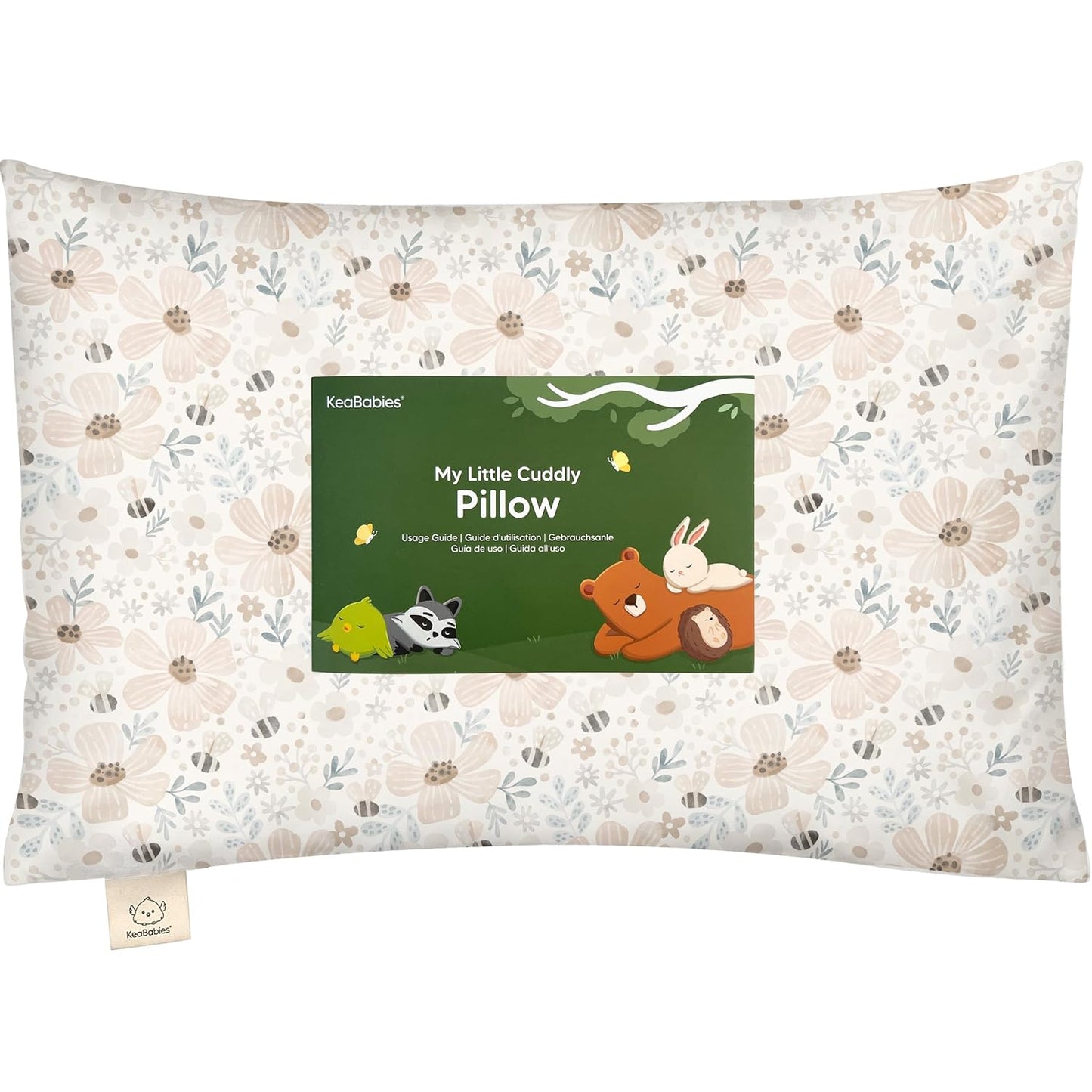 Toddler Pillow with Pillowcase - 13x18 My Little Cuddly Pillow, Viscose Derived From Bamboo Nursery