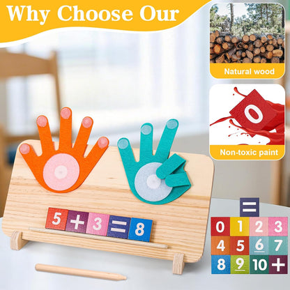 2 in 1 Math Toy for Toddlers 3 4 5 6 7,Addition and Subtraction Math Games for Kids 5-7,Math