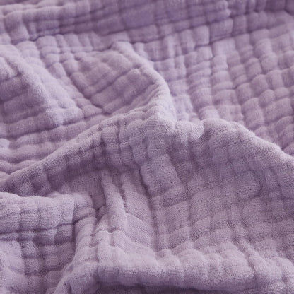 EMME Cotton Throw Blanket for Couch Soft Airy Muslin Bed Blankets Lightweight Breathable Blanket
