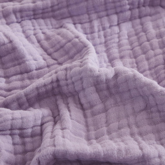EMME Cotton Throw Blanket for Couch Soft Airy Muslin Bed Blankets Lightweight Breathable Blanket