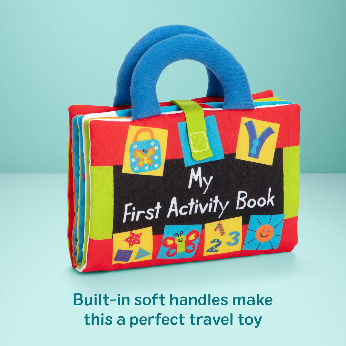 Melissa & Doug K’s Kids My First Activity Book 8-Page Soft Book for Babies and Toddlers Early