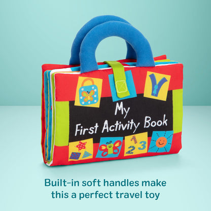Melissa & Doug K’s Kids My First Activity Book 8-Page Soft Book for Babies and Toddlers Early