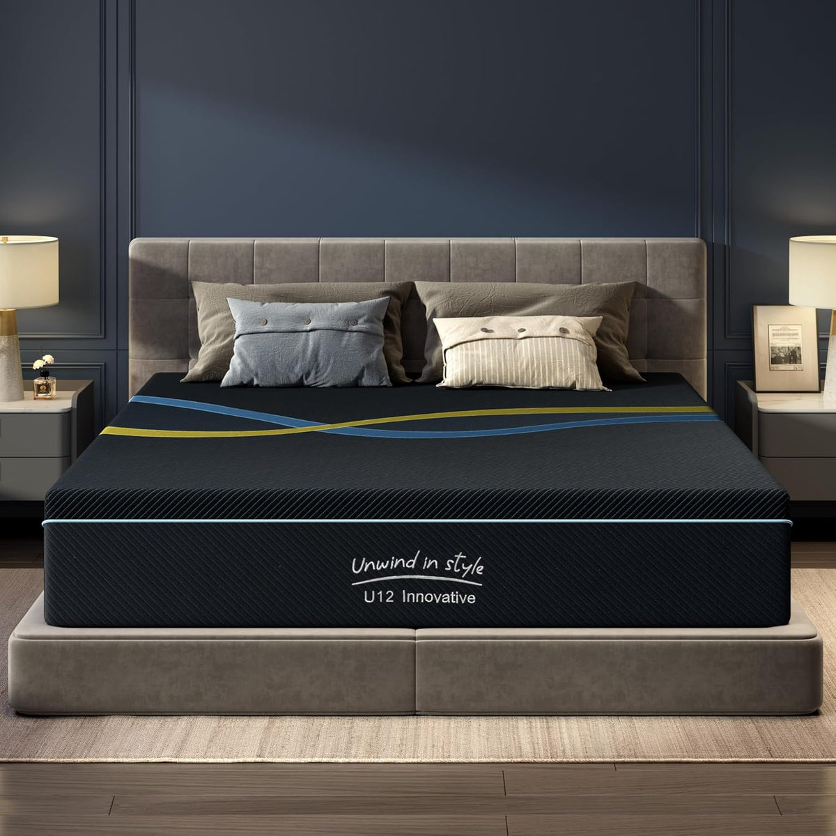 10 inch Queen Mattress Multi-Layer Memory Foam Mattress - Medium Firmness with Bamboo Charcoal &