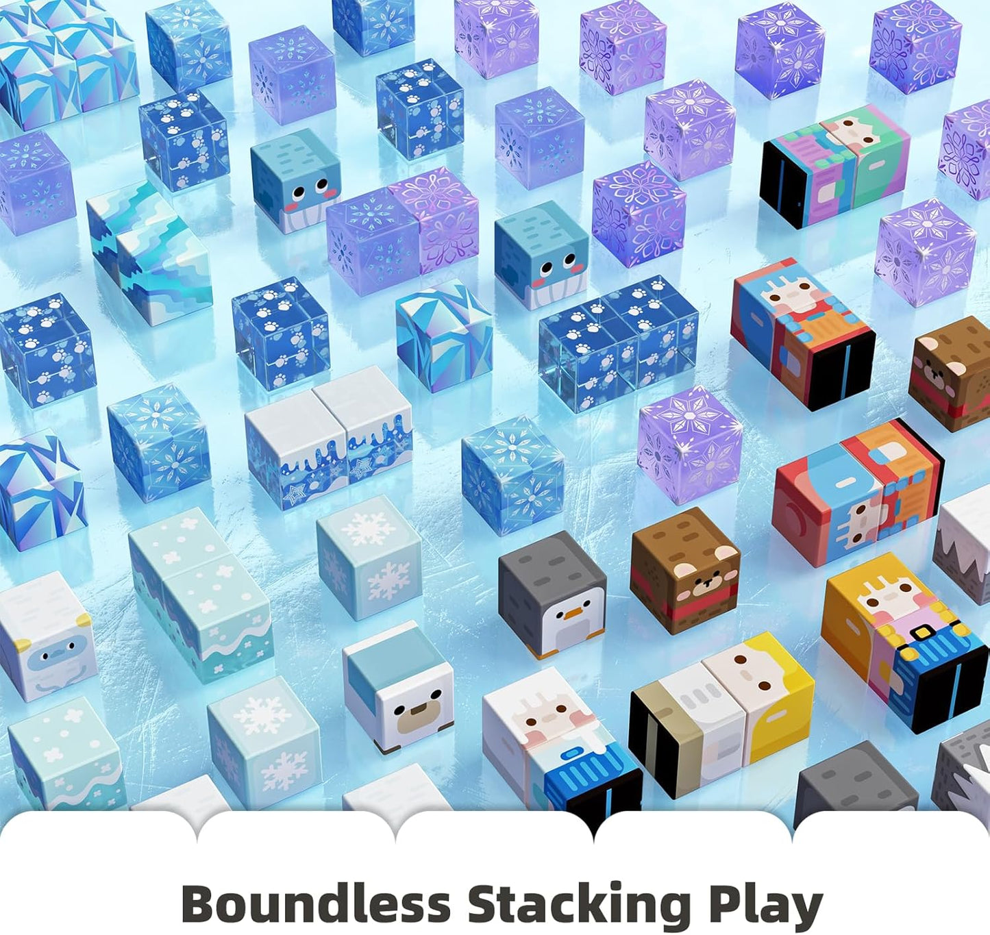 GobiDex 100PCS Magnetic Blocks Magnet Building Toys, Princess Castle Toys for Girls, Upgraded STEM