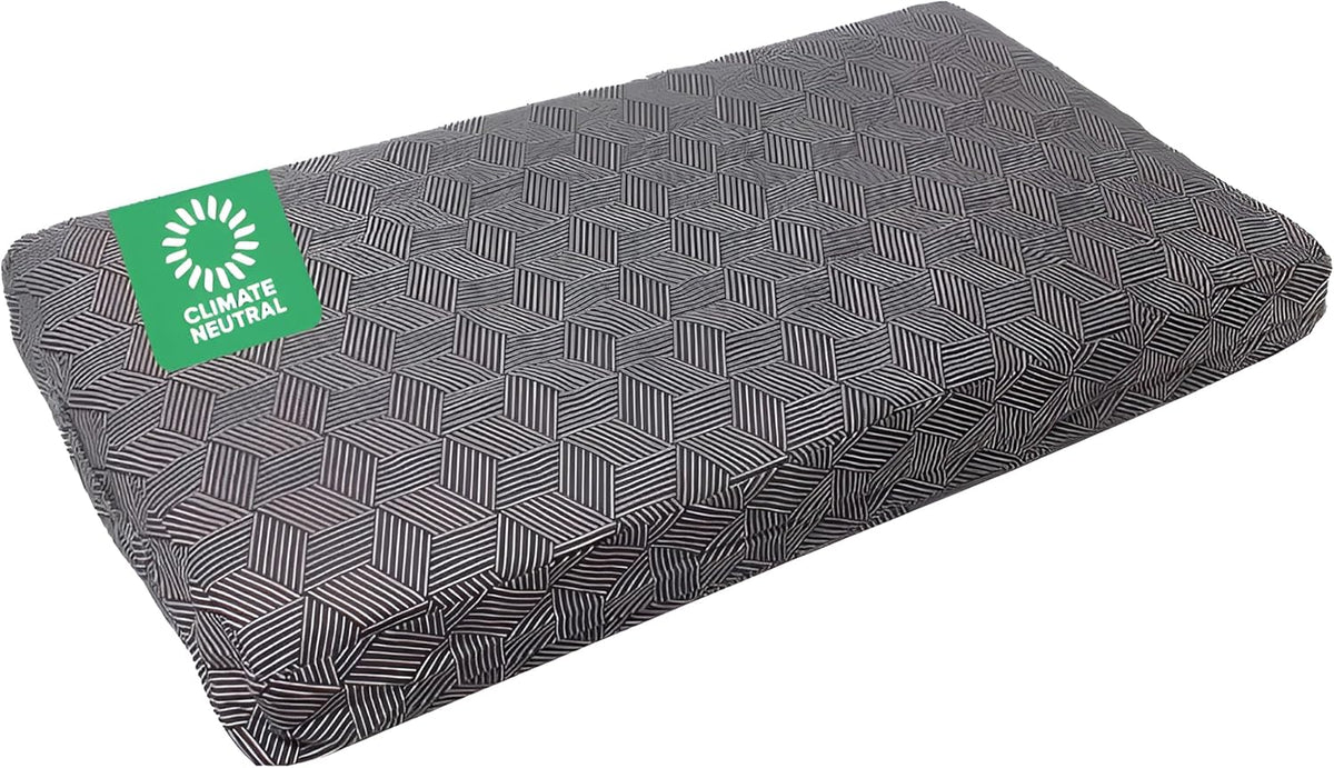 Molly Mutt Large Crib Mattress Cover - Rough Gem Print - Measures 27”x52”x5”- 100% Cotton - Durable