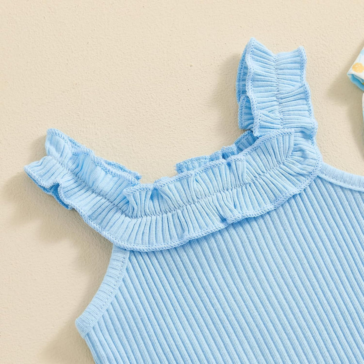 fhutpw Baby Girl Clothes Summer Cute Outfits 3 6 12 18 Months Spaghetti Strap Romper & Floarl