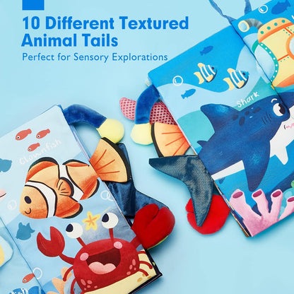 hahaland Baby Books 0-6 Months,Infant Tummy Time Toy High Contrast Sensory Baby Toys 6 to 12 Months