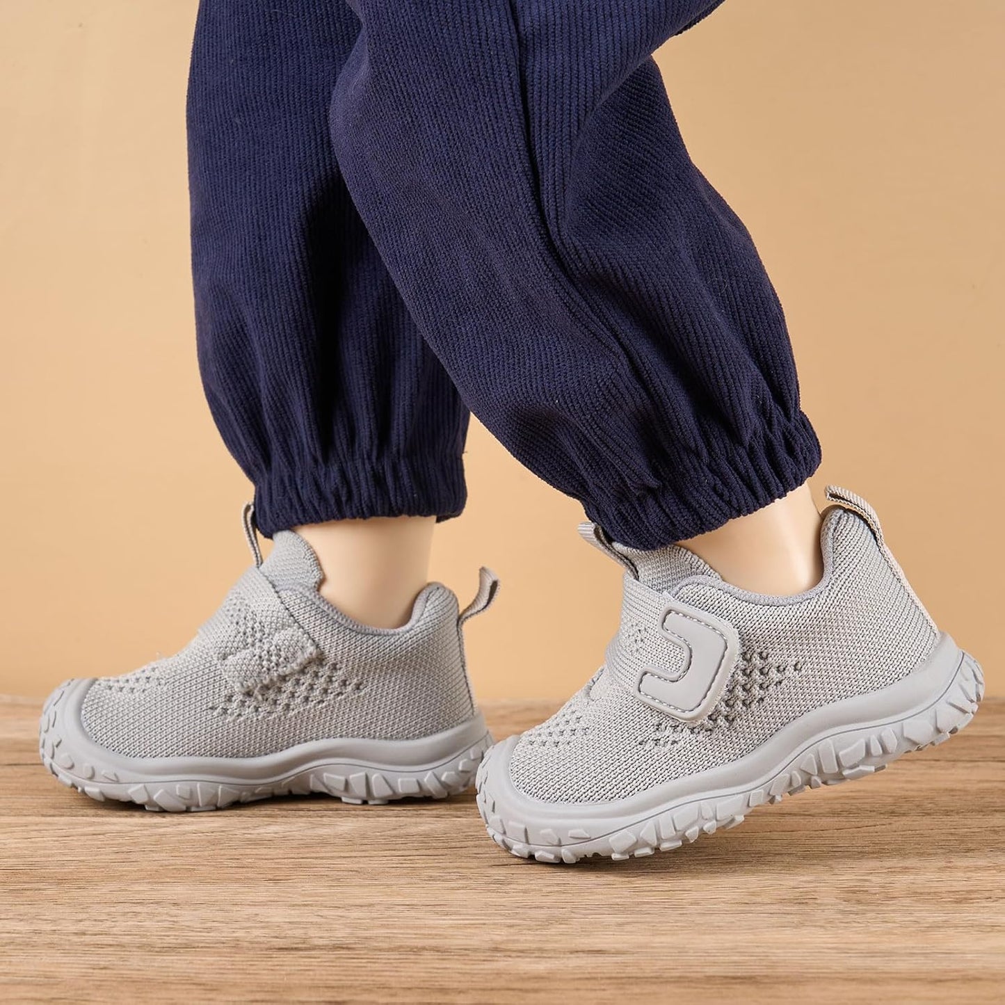 Newsonet Baby Shoes Boys Girls First Walking Breathable Non Slip Walker Sneakers Soft Sole 6 9 12