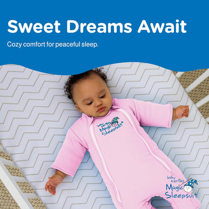 Magic Sleepsuit Baby Merlin's Cotton Baby Swaddle Transition Product - Soft and Breathable Design