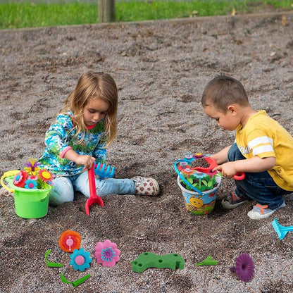 BIRANCO. Flower Garden Building Toys - Build a Bouquet Floral Arrangement Playset for Toddlers and