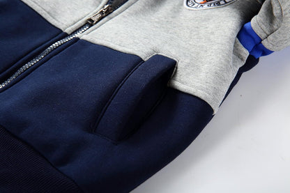 Bumeex Kids Boy's Girl's Sherpa Fleece Lined Jacket Spring Fall Winter Zip up Sweatshirt Hoodie
