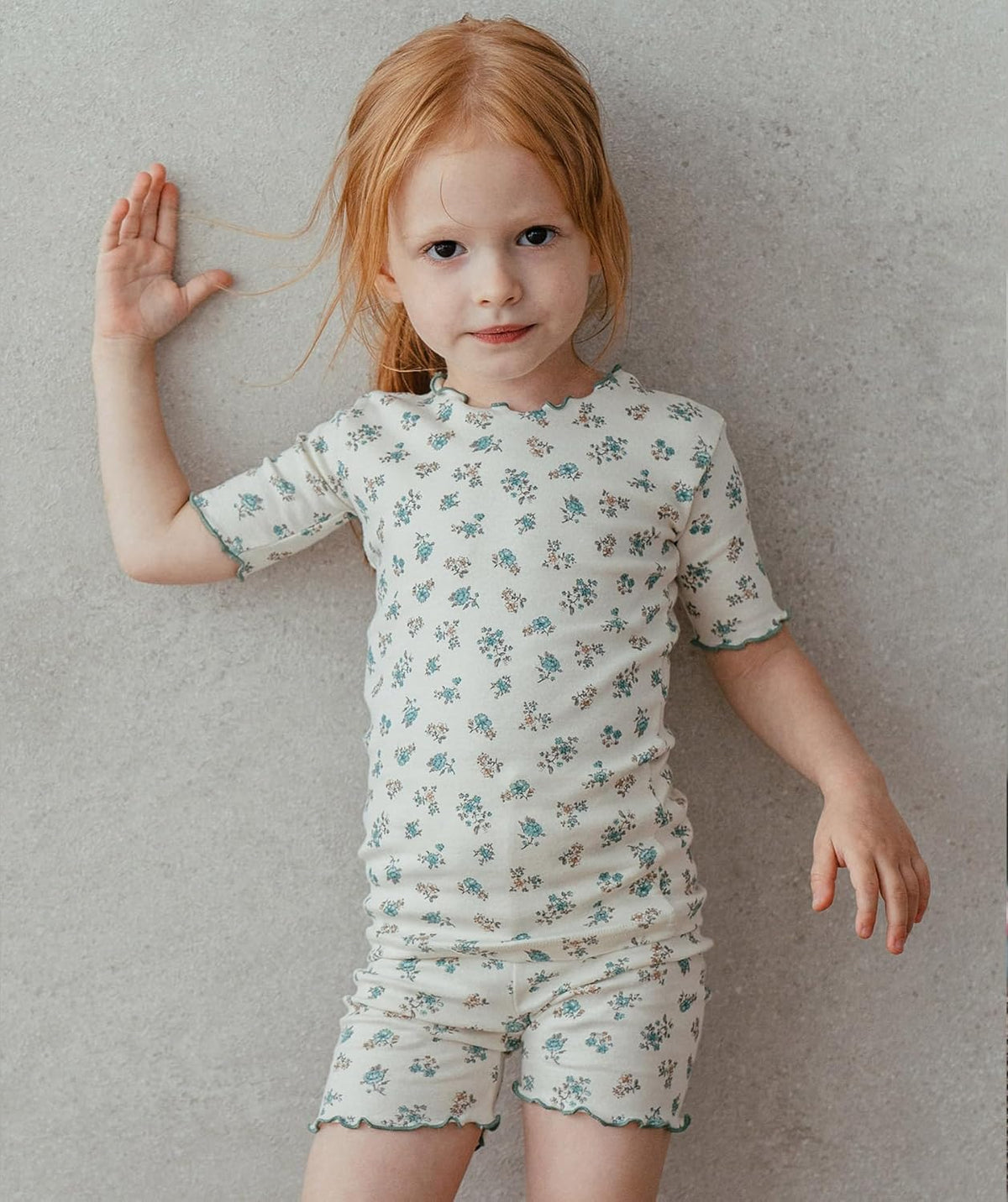 AVAUMA Baby Boy Girl Pajama Set 6M-7T Kids Cute Toddler Snug fit Flower Pattern Design Pjs Cotton