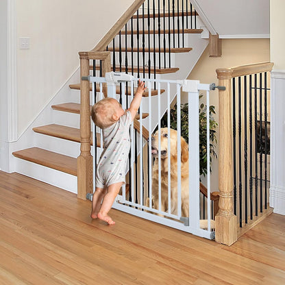 Babelio Baby Gate for Doorways and Stairs, 26''-40'' Auto Close Dog/Puppy Gate, Easy Install