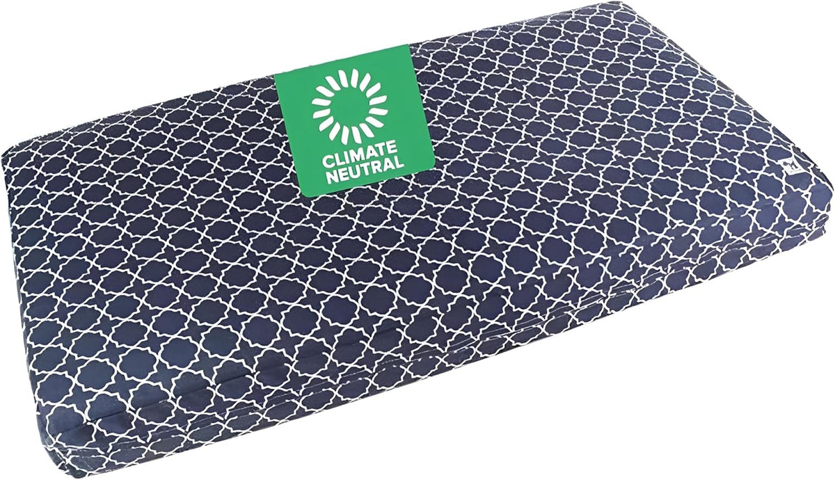 Molly Mutt Large Crib Mattress Cover - Romeo & Juliet Print - Measures 27”x52”x5”- 100% Cotton