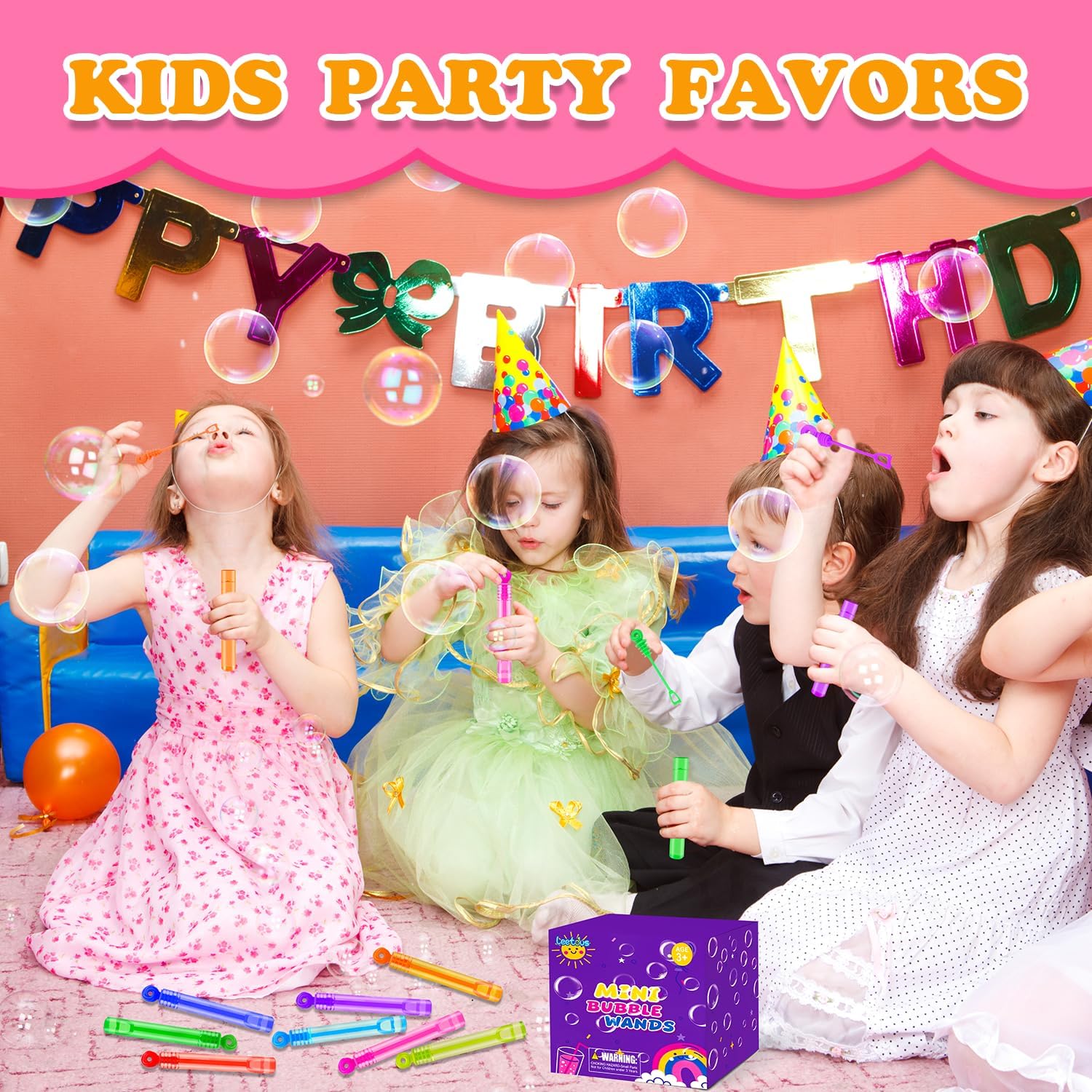 Mini Pocket Bubbles Wands Toys Gifts Prizes Bulk for Kids 80 Pack-Bubbles Party Favors Supplies for