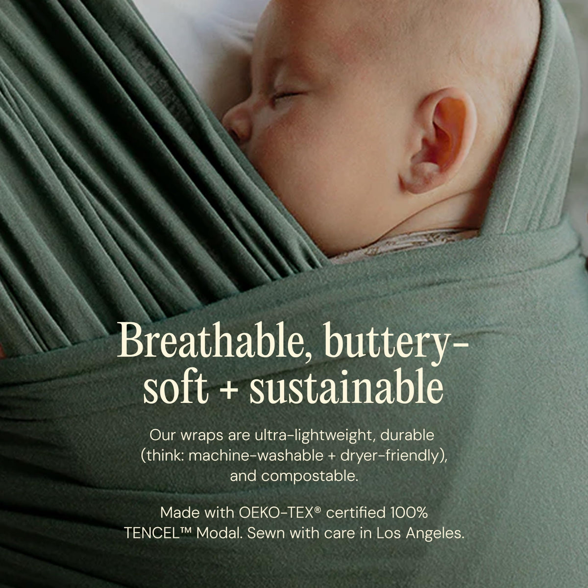 Solly Baby Wrap, Buttery-Soft Baby Carrier Newborn to Toddler 8-25 Lbs., Lightweight & Hands-Free