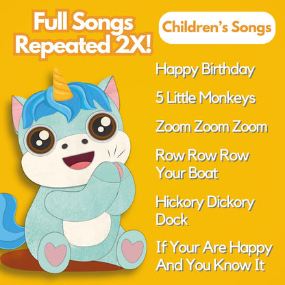Children's Songs: Musical Toys & Interactive Sound Book for Toddlers 1-3, Baby’s First Year Music