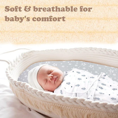 Bublo Baby Swaddles for Newborns – 3-Pack Infant Swaddles 0-3 Months – Adjustable Newborn Swaddle