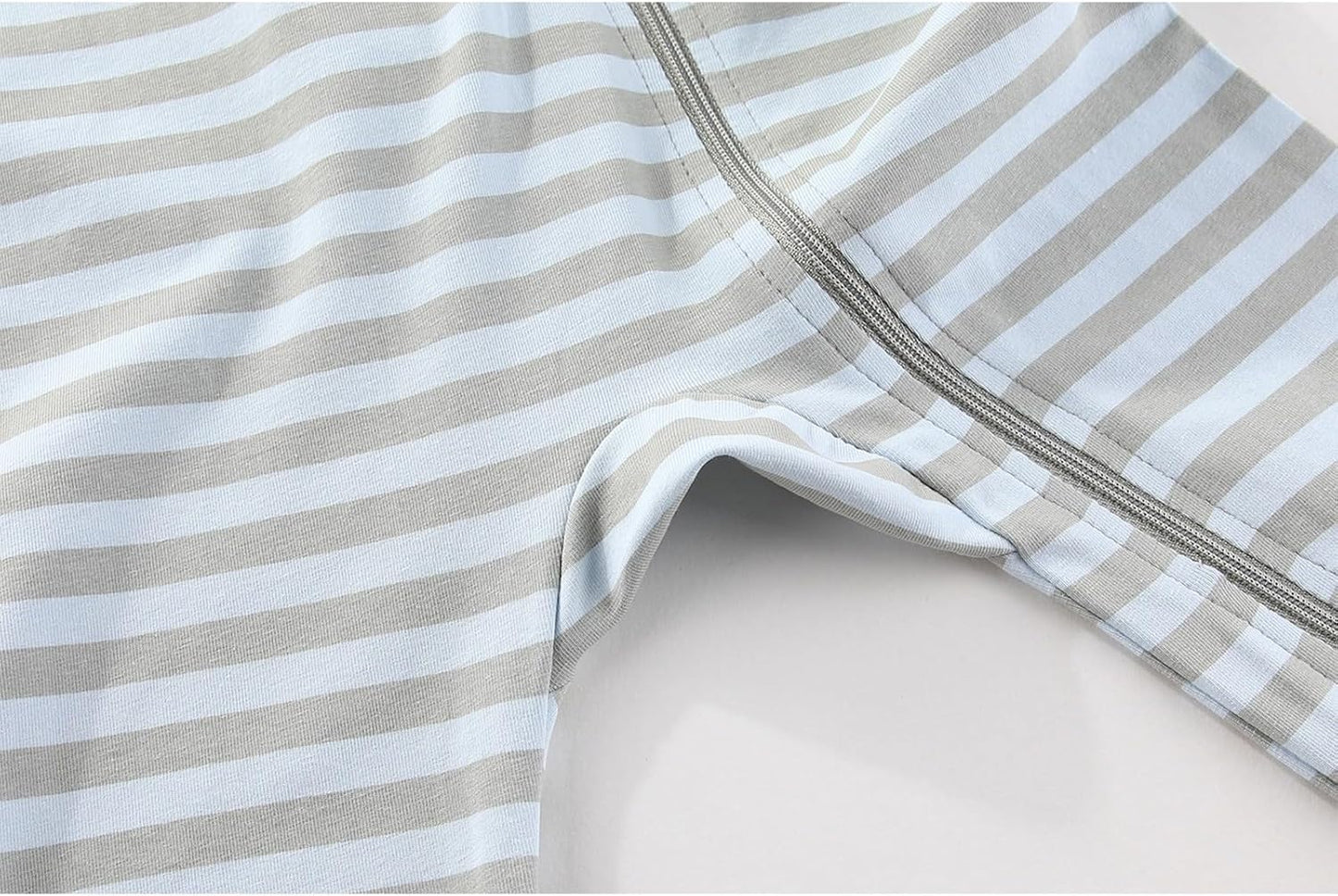 2 Pack Unisex Baby Short Sleeve Rompers 2 Way Zipper New Born One-Piece Jumpsuits 0-24Months Infant