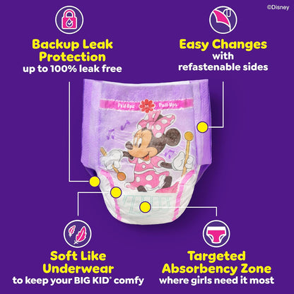 Pull-Ups Girls' Potty Training Pants, Size 2T-3T Training Underwear (16-34 lbs), 94 Count
