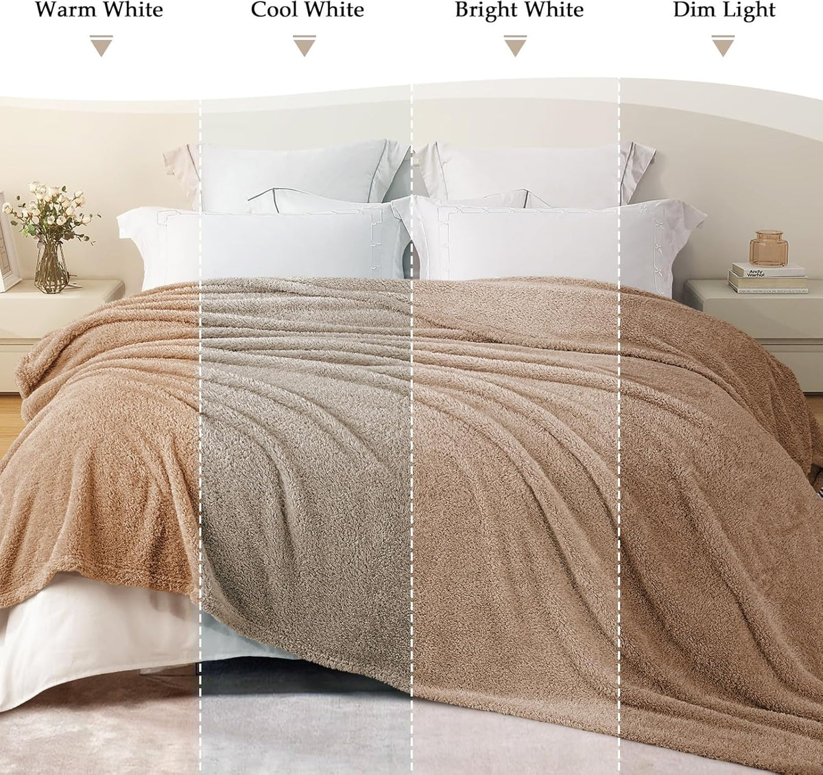 Exclusivo Mezcla Fleece Blanket for Couch, Soft and Cozy Twin Blankets for Women Men Girls Kids