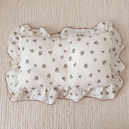 BuLuTu Crib Size Toddler Pillowcase 1 pc, 14"x20", Oeko-TEX Certified 100% Cotton Gauze Pillow