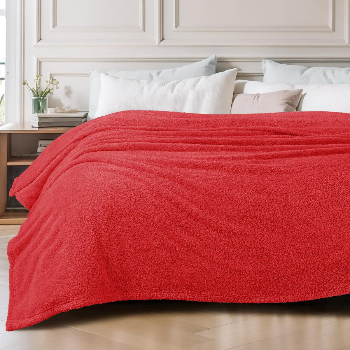 Exclusivo Mezcla Fleece Blanket for Couch, Soft and Cozy Queen Blankets for Women Men Girls Kids