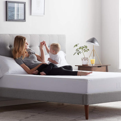 LUCID Premium Rayon from Bamboo Jersey Mattress Protector | California King Size Waterproof
