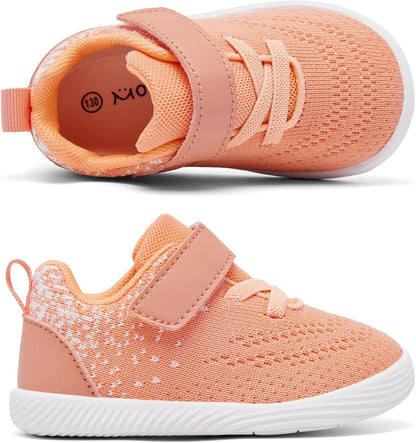 MORENDL Toddler Sneakers Baby Boys & Girls Barefoot Shoes Lightweight Breathable Walking Running