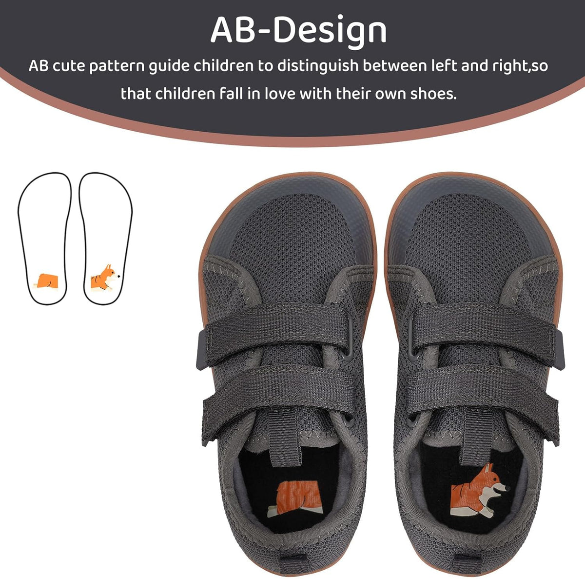 WateLves Toddler Little Kids Wide Barefoot Shoes The First Walking Shoes Girls Boys Breathable Zero