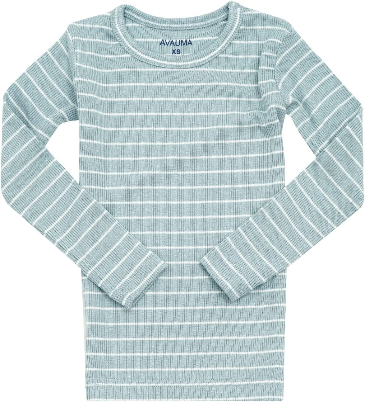 AVAUMA Stripe Pattern Baby Boys Girls Pajama Set Kids Toddler Snug fit Ribbed Sleepwear pjs for