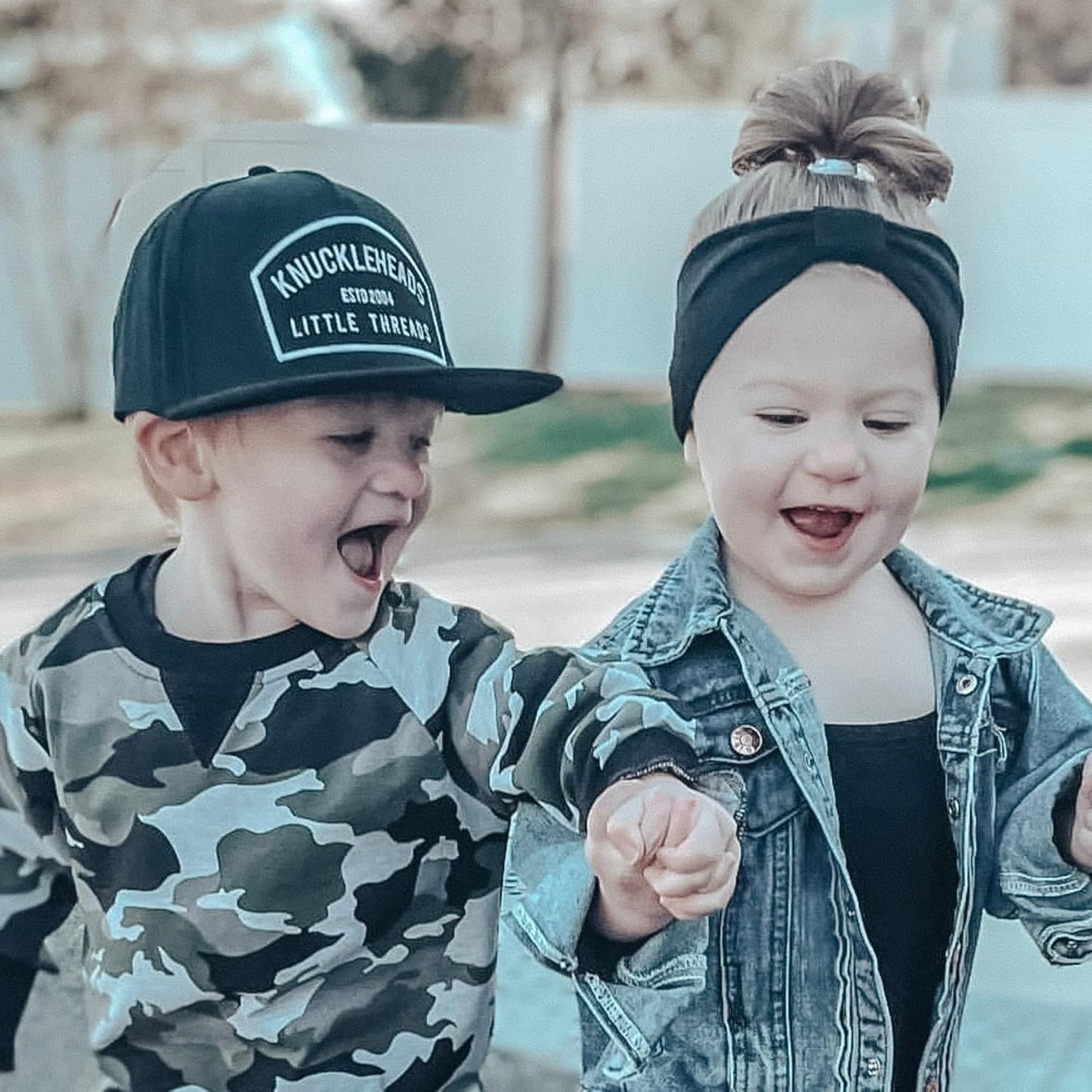 Baby Hats - Baseball Hat, Newborn Youth Flat Brim Mesh Trucker Surf Skate Bubba Bro Fitted Beach
