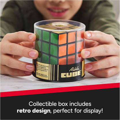 Rubik's Cube, Special Retro 50th Anniversary Edition, Original 3x3 Color-Matching Puzzle Classic