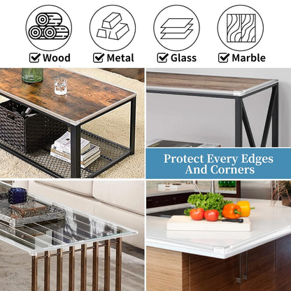 Edge Protector Baby Proofing Corner Protectors Clear Corner Guards Silicone Child Safety Edge