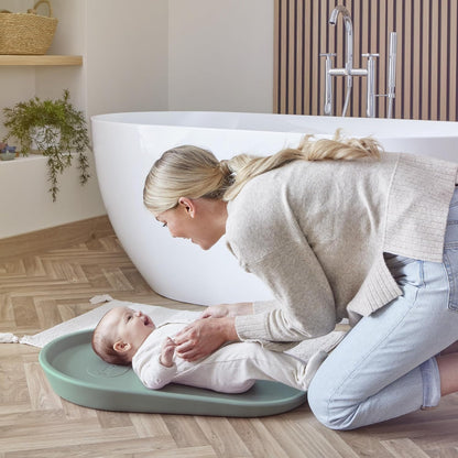 Squishy Changing Mat - Baby Changing Diaper Pad, Wipeable Easy-to-Clean Nappy Station