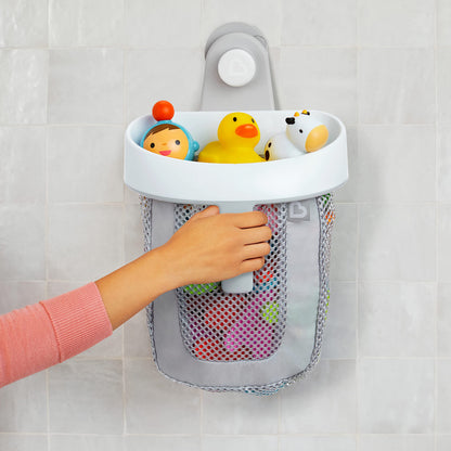 Munchkin Super Scoop Hanging Bath Toy Organizer, Grey
