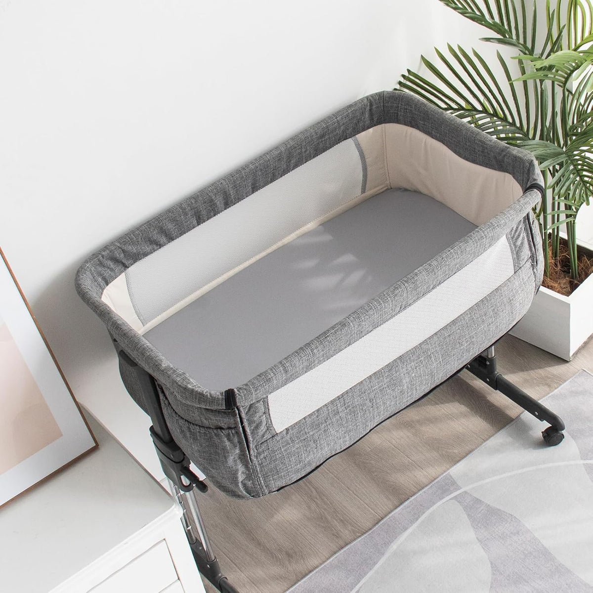 Waterproof Bassinet Sheets Fit for Halo, Dream on Me, Ingenuity, Fisher Price, Delta, Graco and