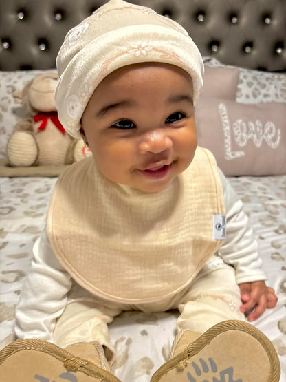 DiaperSquad's Baby Bibs for Drooling and Teething, Bibs for Boys, Baby Girl - Solid Cotton Baby