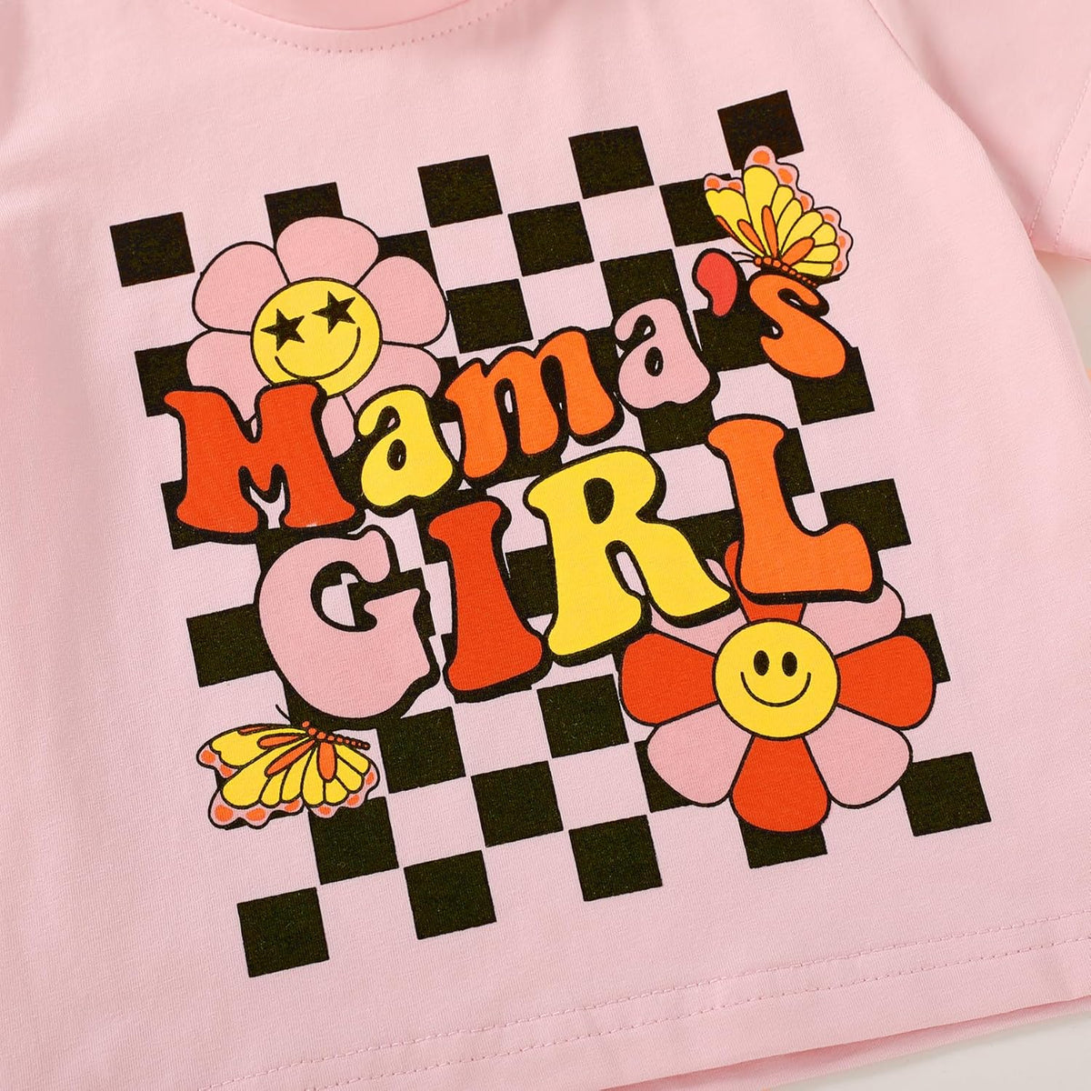 Happy Town Toddler Clothes Baby Boy Girl Smiley Face Shirt Short Sleeve T-Shirt Tee Summer Tops