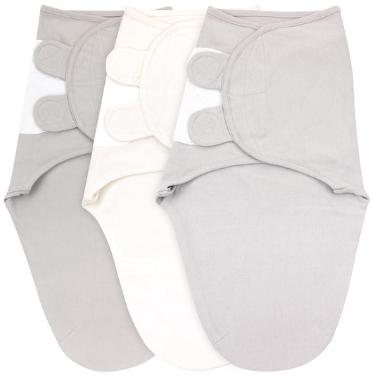 Bublo Baby Swaddles for Newborns - 3 Pack Baby Swaddles for 0-3 Months - Baby Swaddle Sleep Sack