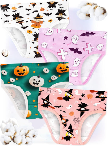 Girls' Underwear,Soft Cotton Tagless Panties for Toddlers' & Little Kids' Comfort,Breathable