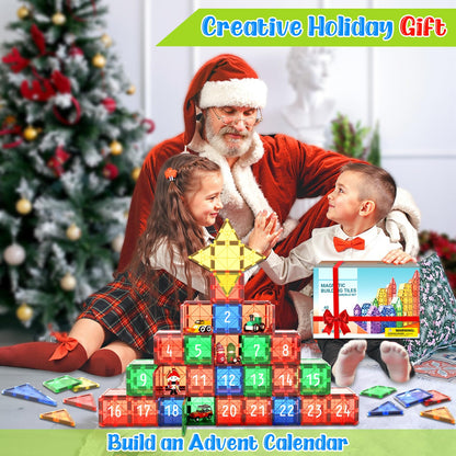 Coodoo Magnetic Tiles Kids Toys STEM Magnet Toy for Toddler Magnetic Blocks Building Preschool