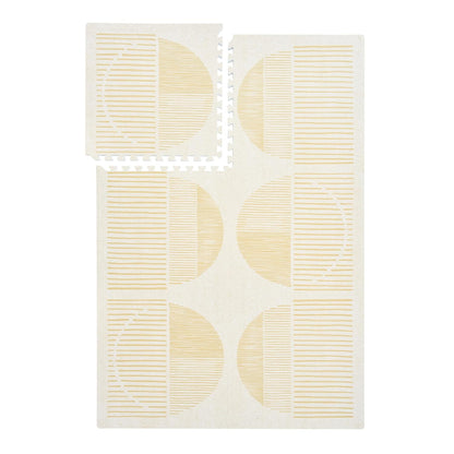 Premium Exercise & Baby Foam Play Mats - Stylish & Large Non-Toxic Odorless Floor Mat - 6 Tiles