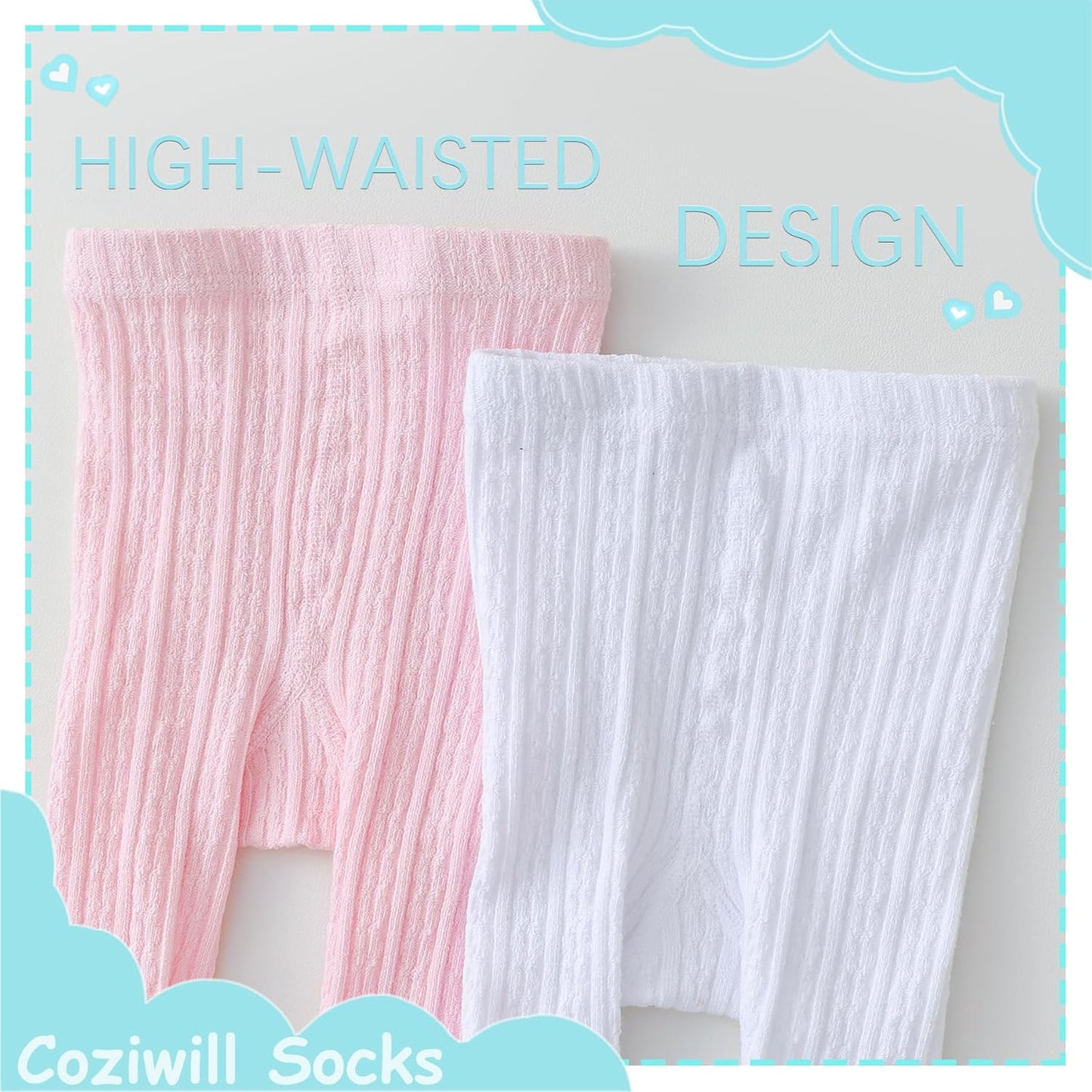 Baby Tights Toddler Stockings Tights Soft Cotton Cable Knit Baby Girl Tight Leggings Newborn Infant